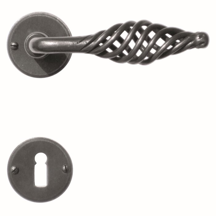 HDD Poignées de porte en fer 'spiralus rondes'