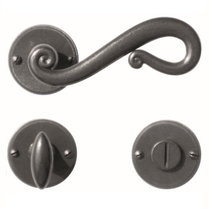 HDD Iron door handles 'Romana round'