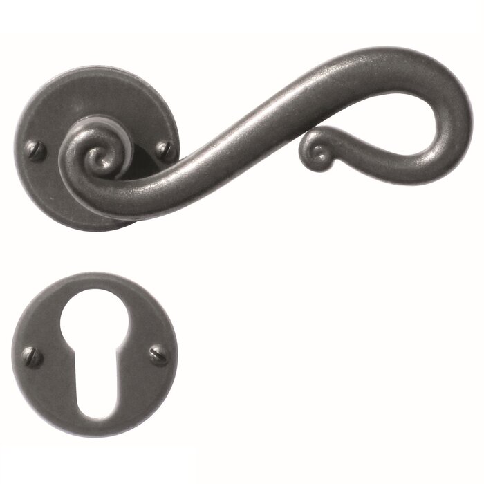 HDD Iron door handles 'Romana round'