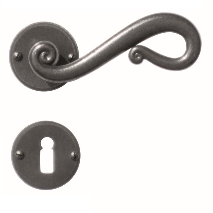 HDD Iron door handles 'Romana round'