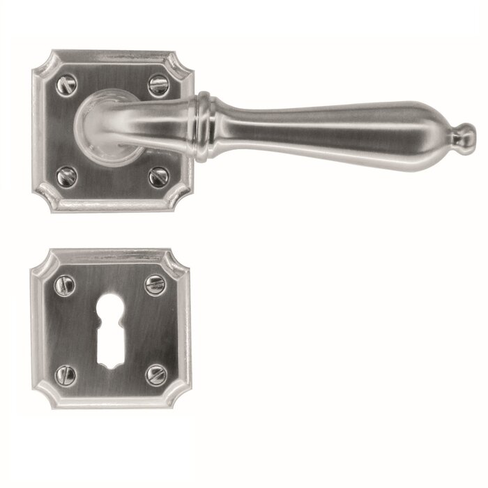 HDD Poignées de porte anciennes en argent Lisa