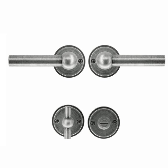 HDD Old silver door handles Petana L+L