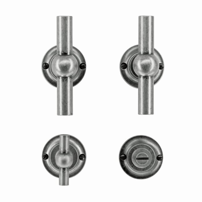 HDD Old silver door handles Petra T+T