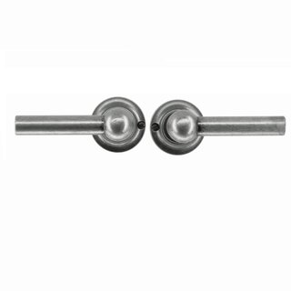 HDD Poignées de porte anciennes en argent Petra L+L