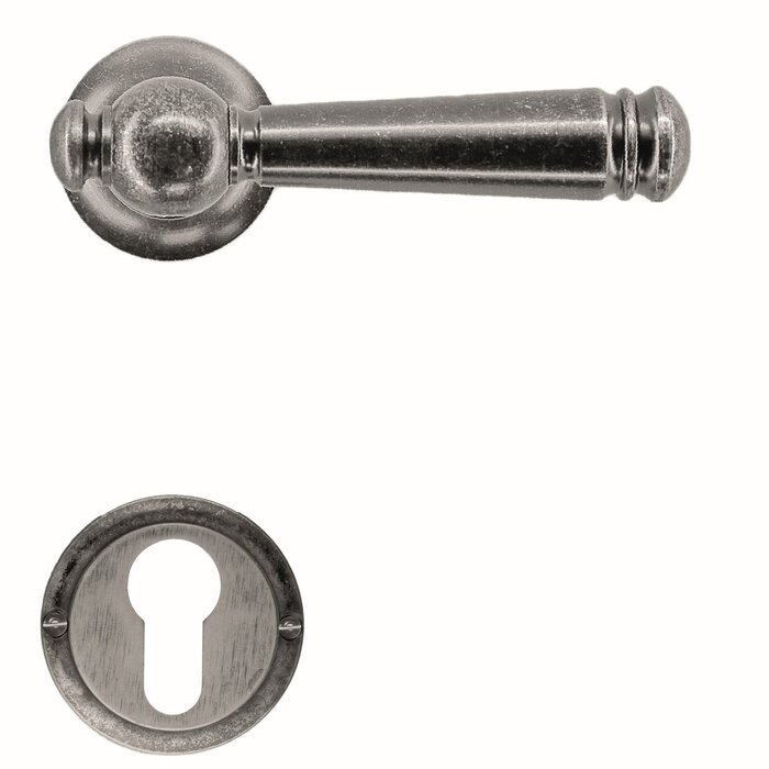 HDD Poignées de porte anciennes en argent Anna-Lucia