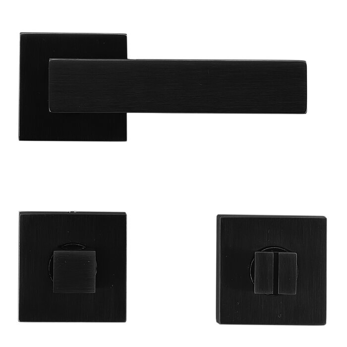 HDD Anthracite door handles 'Cubica' Carbon Black