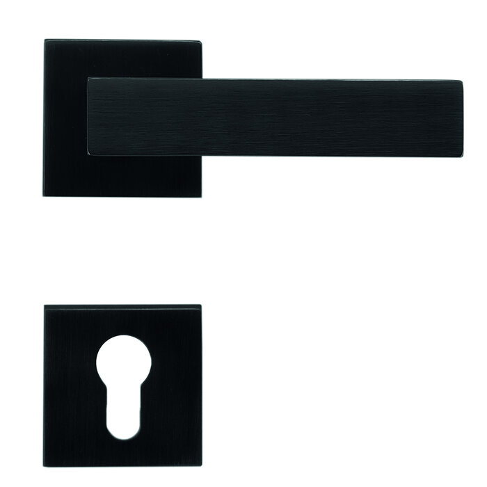 HDD Antracietkleurige deurklinken 'Cubica' Carbon Black