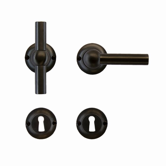 HDD Anthracite gray door handles Petra T+L Carbon