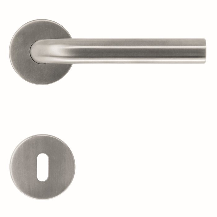 HDD Stainless steel door handles L Shape 19 mm