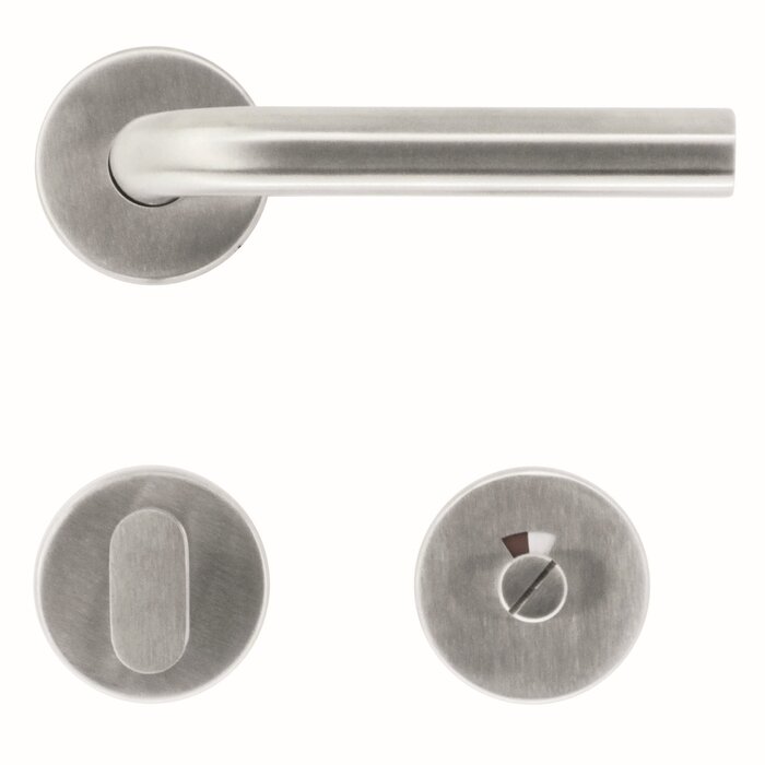 HDD Stainless steel door handles L Shape 19 mm