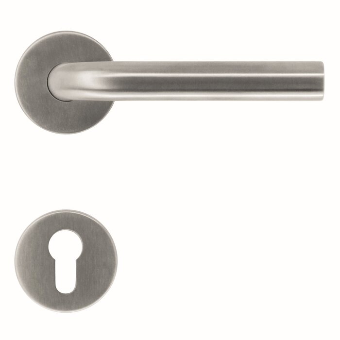 HDD Stainless steel door handles L Shape 19 mm