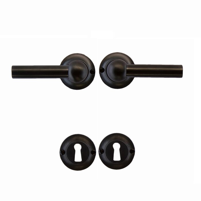 HDD Anthracite gray door handles Petra L+L Carbon