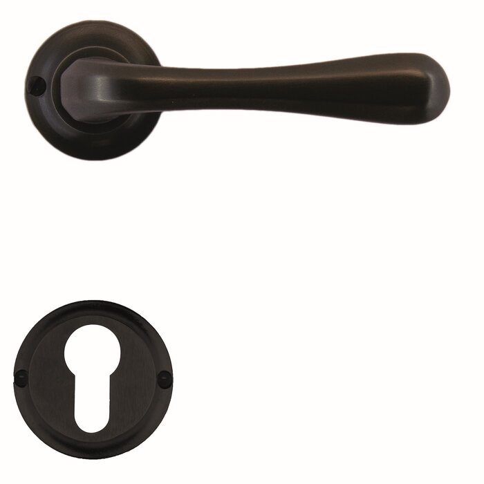 HDD Anthracite gray door handles Gretana Carbon