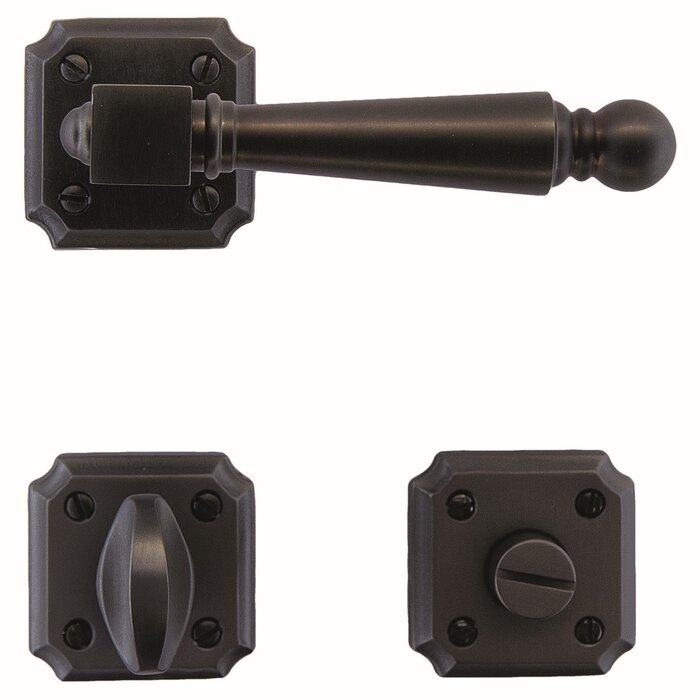 HDD Poignées de porte gris anthracite Rubens Carbone