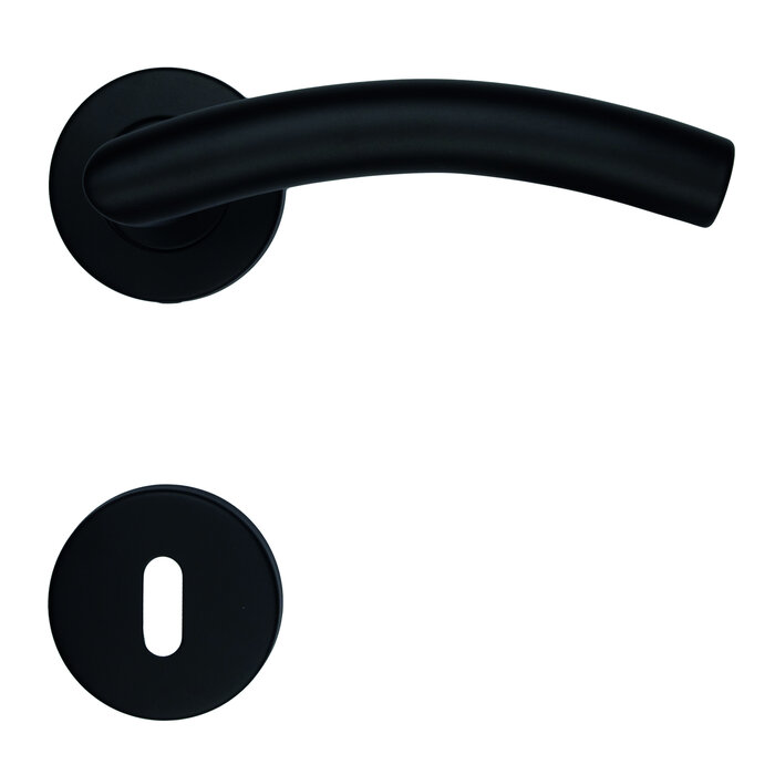 HDD Poignées de porte courbées noires GI SHAPE