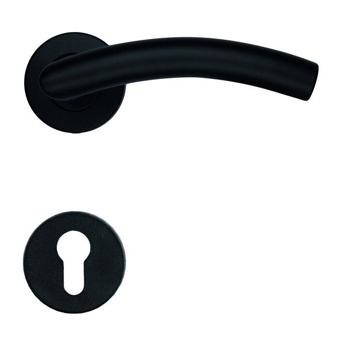 HDD Black curved door handles GI SHAPE