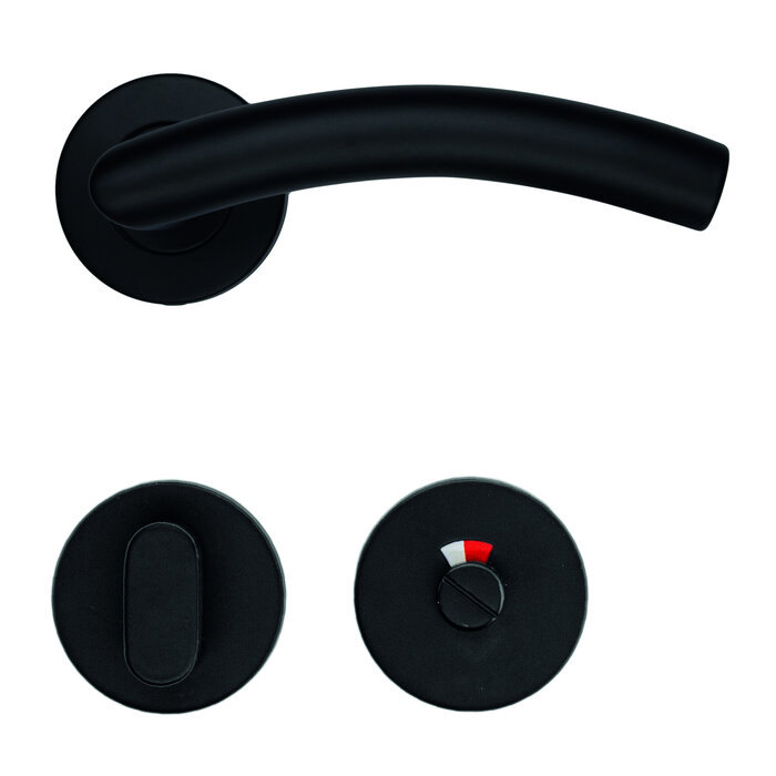 HDD Poignées de porte courbées noires GI SHAPE