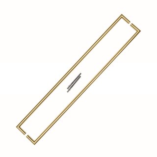 HDD Türgriffe URG 20/1000 Edelstahl mattgold - Paar für Türstärke >3CM