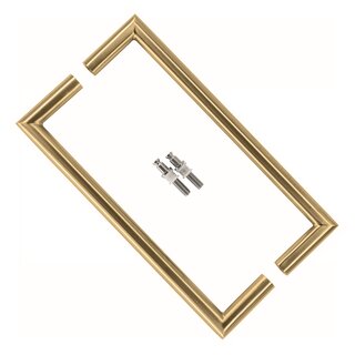 HDD Türgriffe URG 20/300 Edelstahl mattgold - Paar für Glas