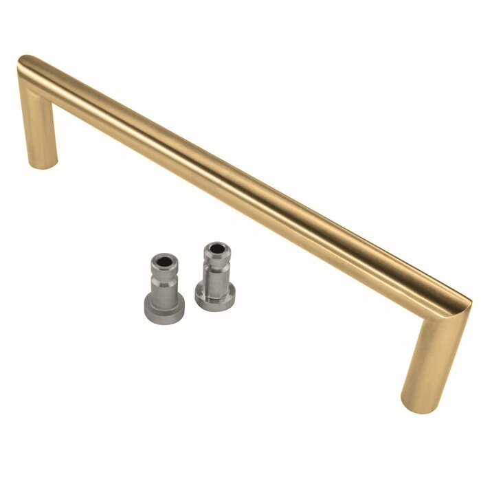 HDD Door handle URG 20/ 300 stainless steel matt gold with concealed mounting