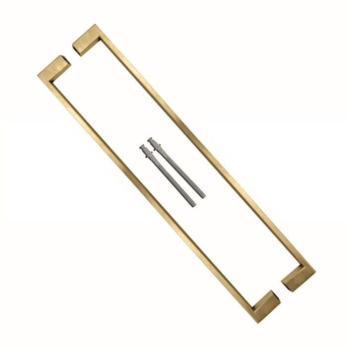 HDD Door handles COSMIC 20/ 500 stainless steel matt gold - pair for door thickness >3CM