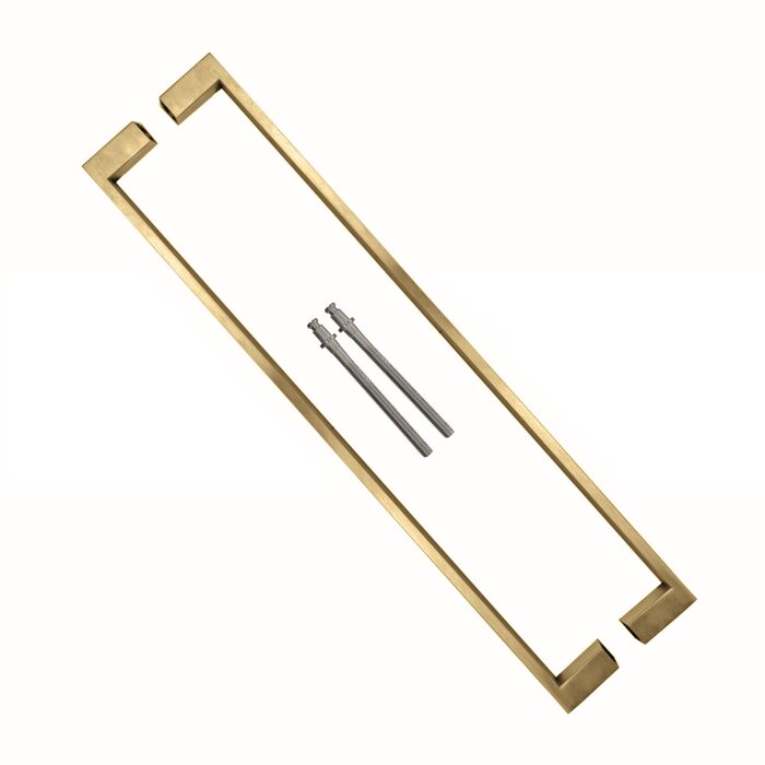 HDD Türgriffe COSMIC 20/500 Edelstahl mattgold - Paar für Türstärke >3CM