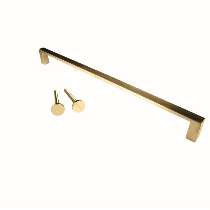 HDD Door handle COSMIC 20/500 stainless steel matt gold with continuous mounting