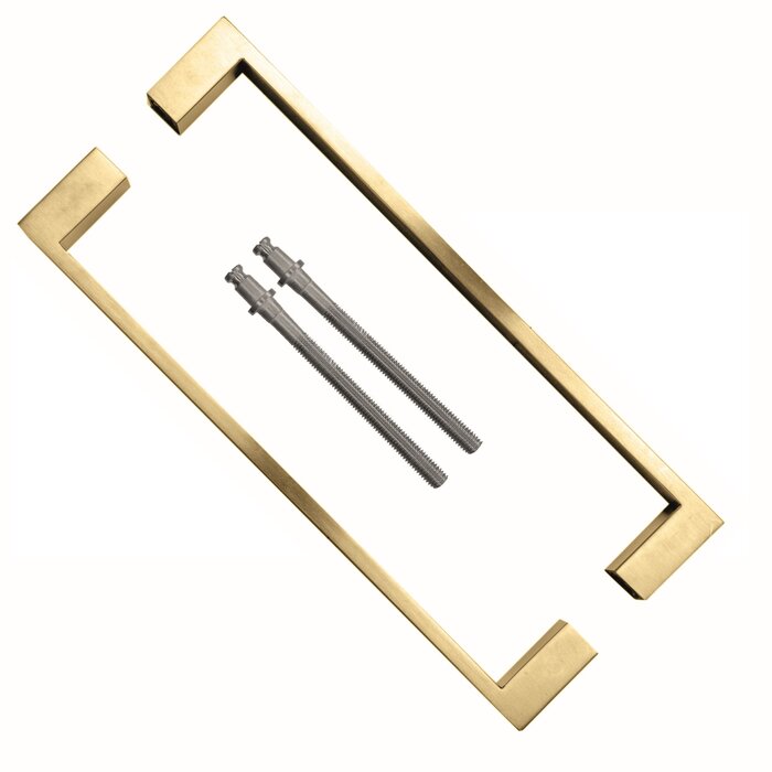 HDD Türgriffe COSMIC 20/300 Edelstahl mattgold - Paar für Türstärke >3CM