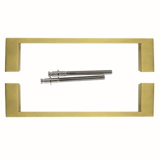 HDD Türgriffe COSMIC 20/200 Edelstahl mattgold - Paar für Türstärke >3CM