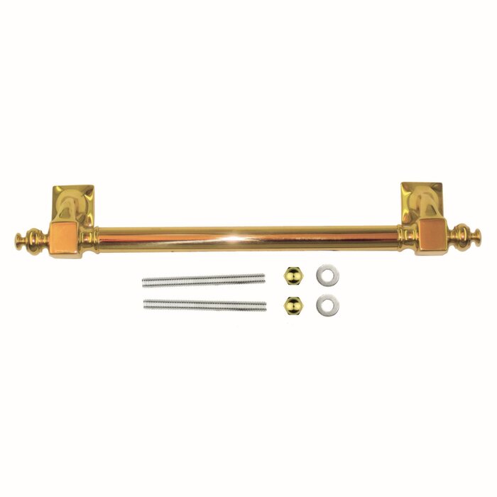 HDD Single front door handle 40 Gold - continuous mounting