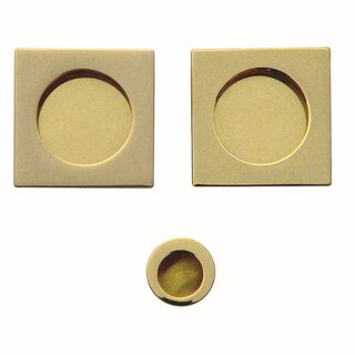 HDD Sliding door handle FRA Carre per set gold