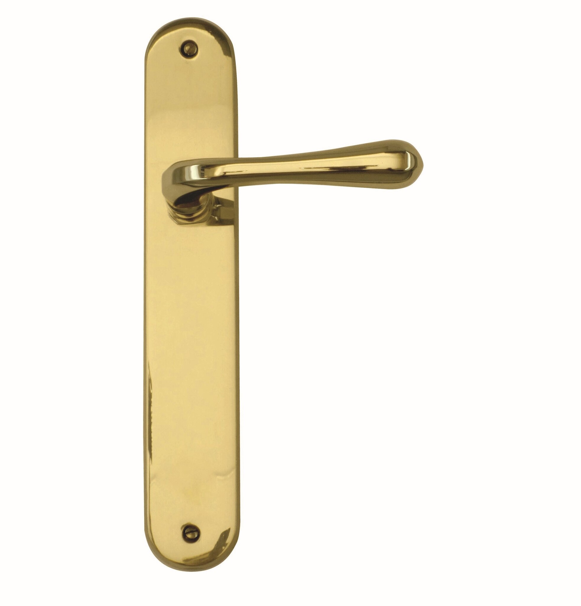 Paire De Poignées De Porte Dorées – Style Classique – Métal – Occasion état Neuf