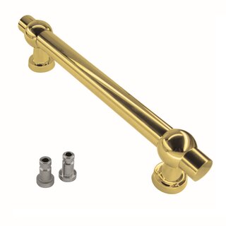 HDD Door handle PETRA ROYAL - gold unvarnished - concealed mounting