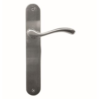 HDD Door handles Erica stainless steel look on plate