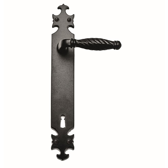 HDD Black door handles Nikita on nostalgic plate