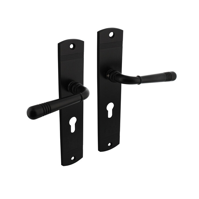 Intersteel Matte black Intersteel Door handle Helena
