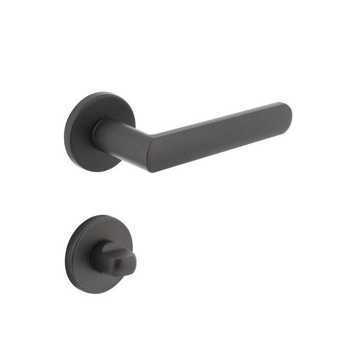 Intersteel Intersteel Türgriff SORA auf runder Rosette Ø 49 x7 mm anthrazitgrau