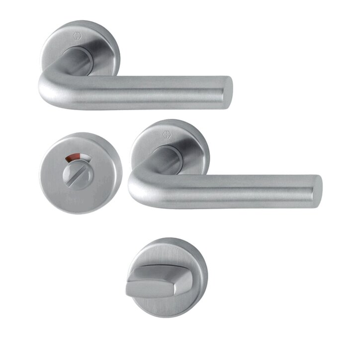 Hoppe HOPPE Bonn Ferrures de porte intérieure E150Z/42KV/42KVS - Acier inoxydable DD:37-42mm