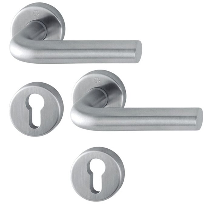 Hoppe HOPPE Bonn Interior door fitting E150Z/42KV/42KVS - Stainless steel DD:37-42mm