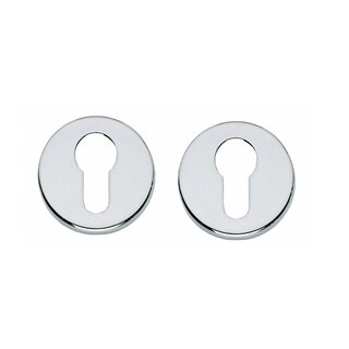 Intersteel Rosaces Intersteel profilées avec trou de cylindre recouvert de chrome