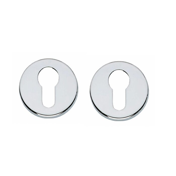 Intersteel Rosaces Intersteel profilées avec trou de cylindre recouvert de chrome