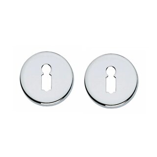 Intersteel Intersteel Rosette keyhole round concealed chrome
