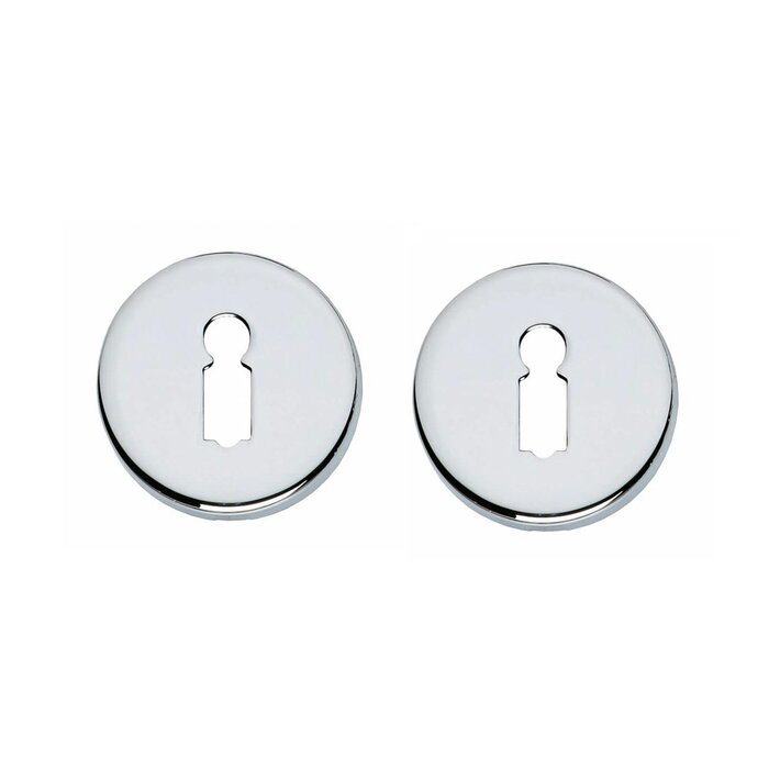 Intersteel Intersteel Rosette keyhole round concealed chrome