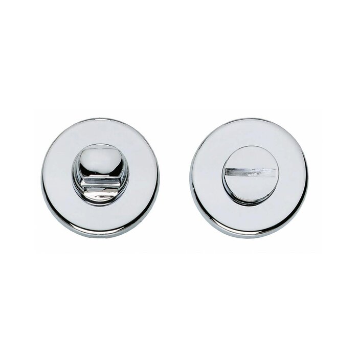 Intersteel Intersteel Rosette toilet/bathroom lock chrome concealed