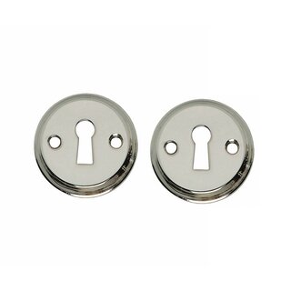 Intersteel Intersteel Rosettes keyhole round concealed nickel