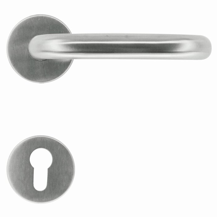 HDD Stainless steel door handles "Zero U shape" 19 mm