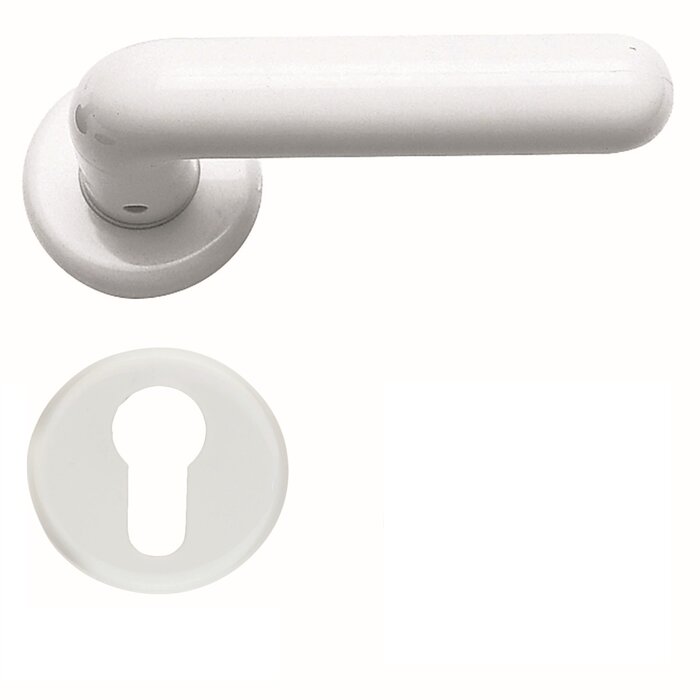 HDD Plastic door handles Panda white