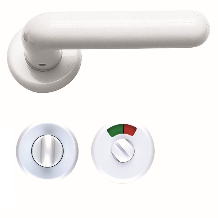 HDD Plastic door handles Panda white