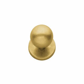 Intersteel Intersteel Front door knob brass tumbled 50/66