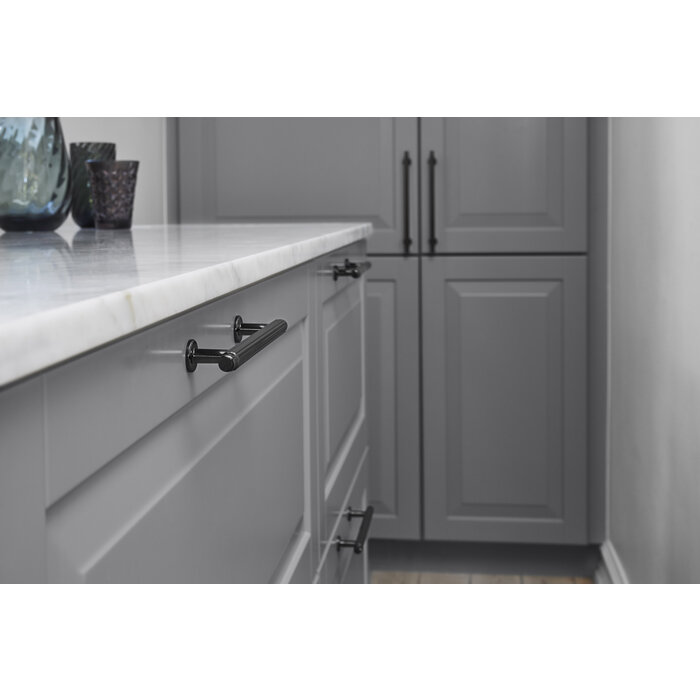 Furnipart Furnipart furniture handle 'VILLA' in black nickel